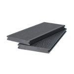 Террасная доска SINGARAJA 140х20х2900 Черный (3D + вельвет) Полнотелая