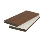 Террасная доска 3D co-extrusion NUSADUA 140х20х2900 Песочный / Белый Полнотелая