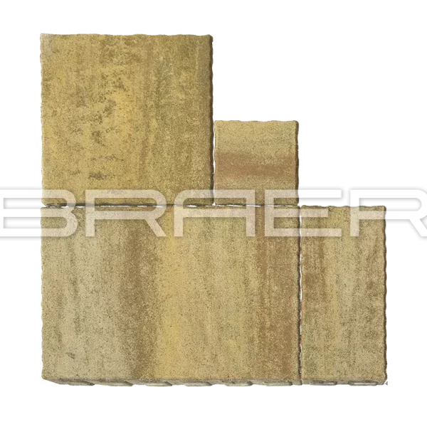 Тротуарная плитка Патио, Color Mix Саванна, 60 мм