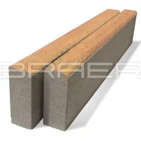 Бордюрный камень Бордюр тротуарный БР 100.20.8, Color Mix Мальва