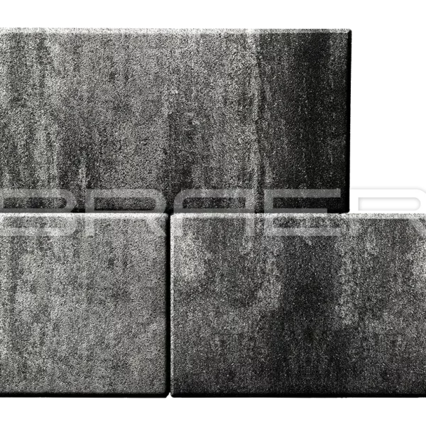 Тротуарная плитка Триада, Color Mix Ночь, 60 мм