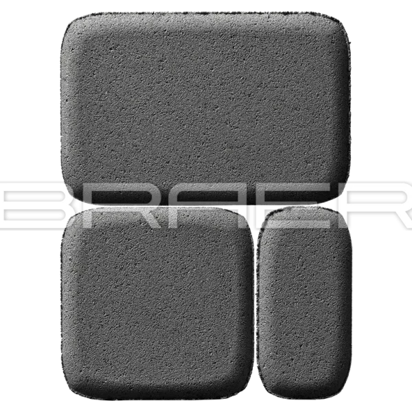 Тротуарная плитка Прямоугольник, Color Mix Каштан, 40 мм