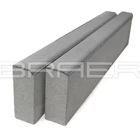 Бордюрный камень Бордюр тротуарный БР 100.20.8, Желтый