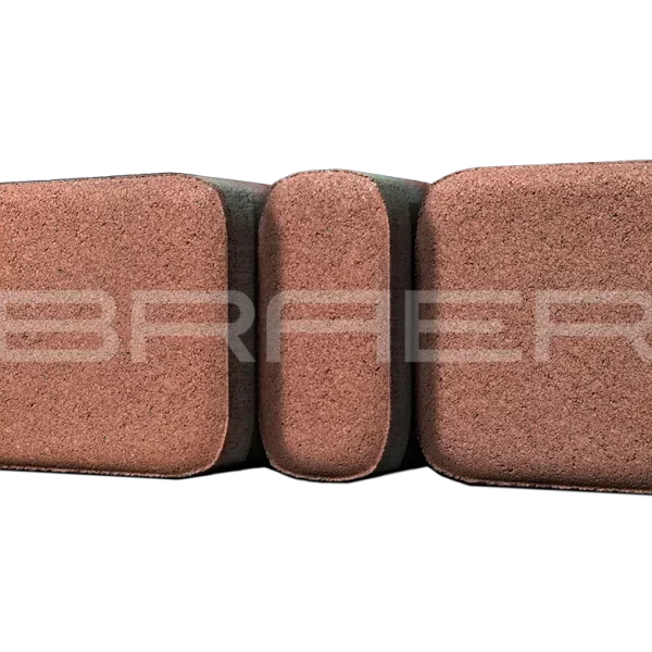 Тротуарная плитка Классико, Винный, 60 мм