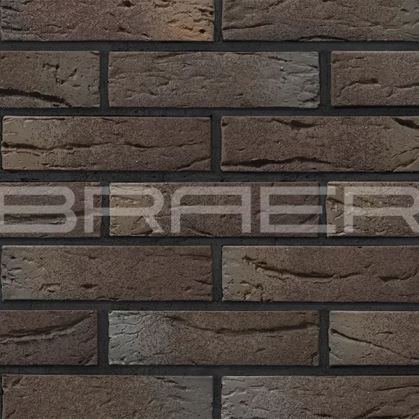 Облицовочный кирпич БРАЕР кладка Limited Этна, кора дуба, 1 НФ