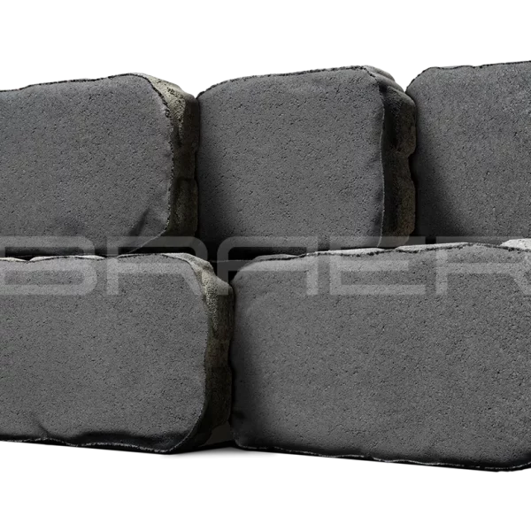 Тротуарная плитка Ривьера, Серый, 60 мм