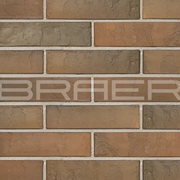 Облицовочный кирпич БРАЕР Баварская кладка, терра, 1 НФ