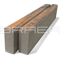 Бордюрный камень Бордюр тротуарный БР 100.20.8, Коричневый