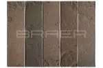 Облицовочный кирпич БРАЕР кладка Мокко, терра, 1 НФ