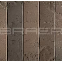 Облицовочный кирпич БРАЕР кладка Нуар, терра, 1 НФ