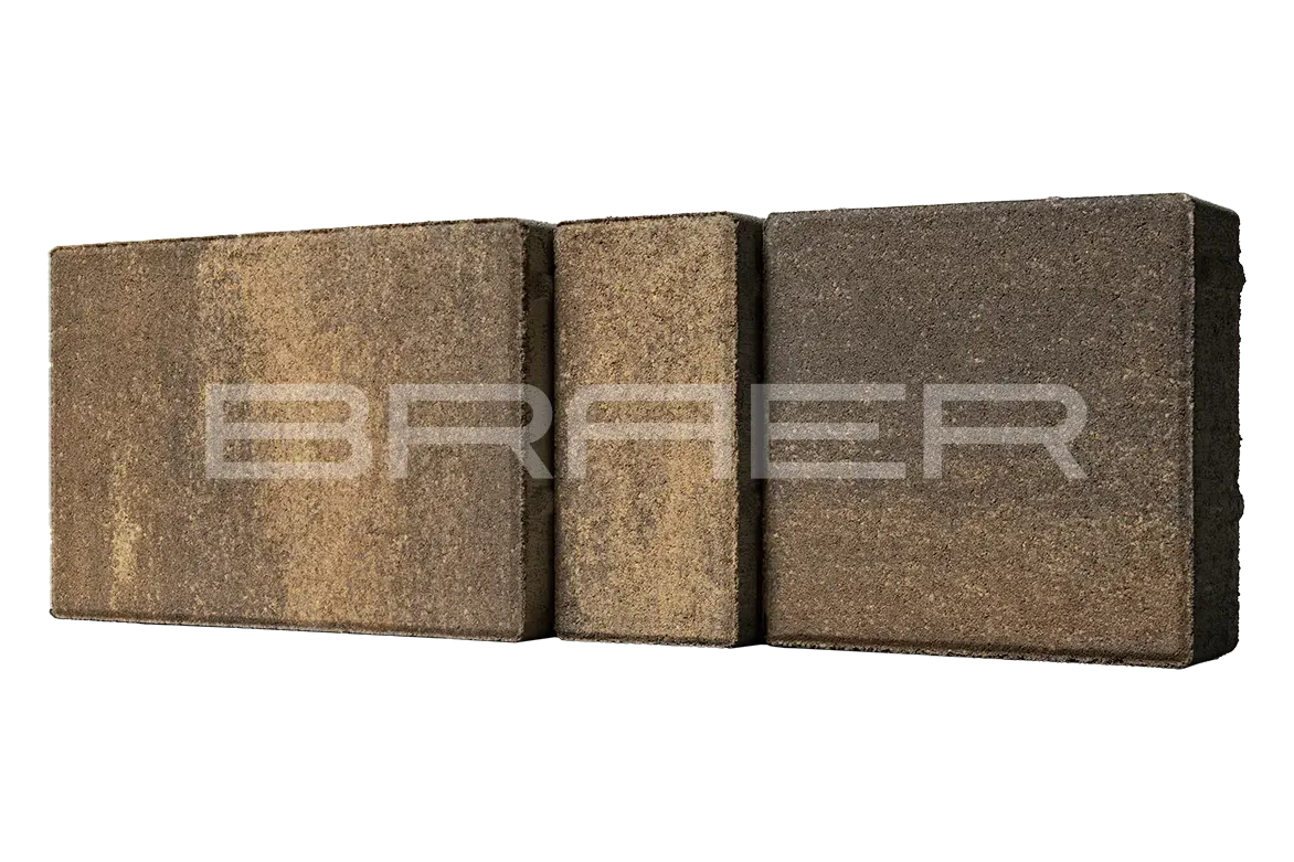 Тротуарная плитка Старый город Ландхаус, Color Mix Каштан, 60 мм Тротуарная плитка Старый город Ландхаус, Color Mix Каштан, 60 мм