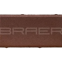 Тротуарная плитка Прямоугольник, Коричневый, 60 мм