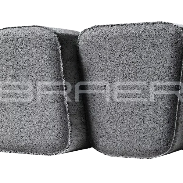 Тротуарная плитка Классико круговая, Серый, 60 мм