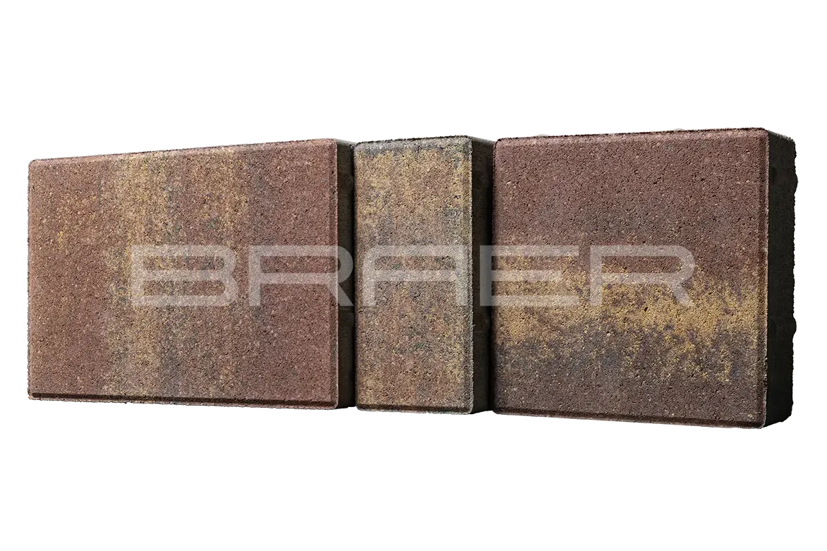 Тротуарная плитка Старый город Ландхаус, Color Mix Мальва, 60 мм Тротуарная плитка Старый город Ландхаус, Color Mix Мальва, 60 мм