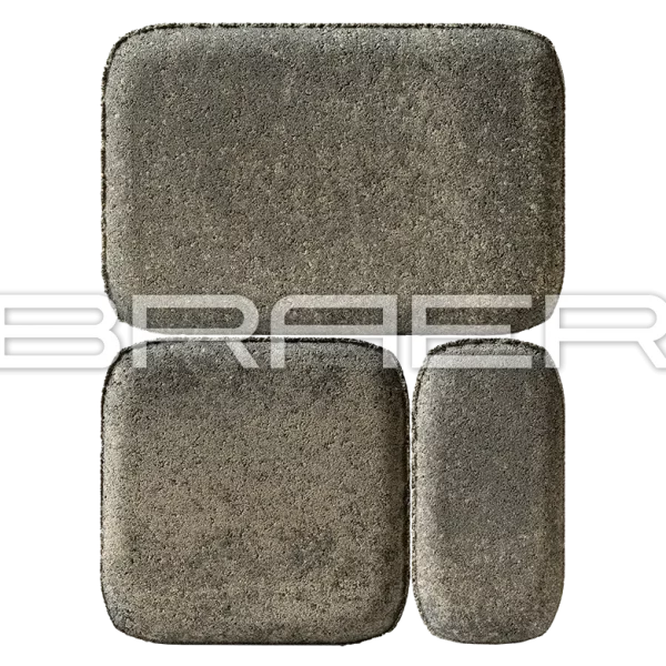 Тротуарная плитка Классико, Color Mix Туман, 60 мм