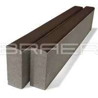 Бордюрный камень Бордюр тротуарный БР 100.20.8, Color Mix Техас