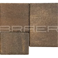 Тротуарная плитка Старый город Ландхаус, Серый, 80 мм