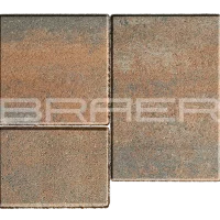 Тротуарная плитка Старый город Венусбергер, Color Mix Мальва, 40 мм