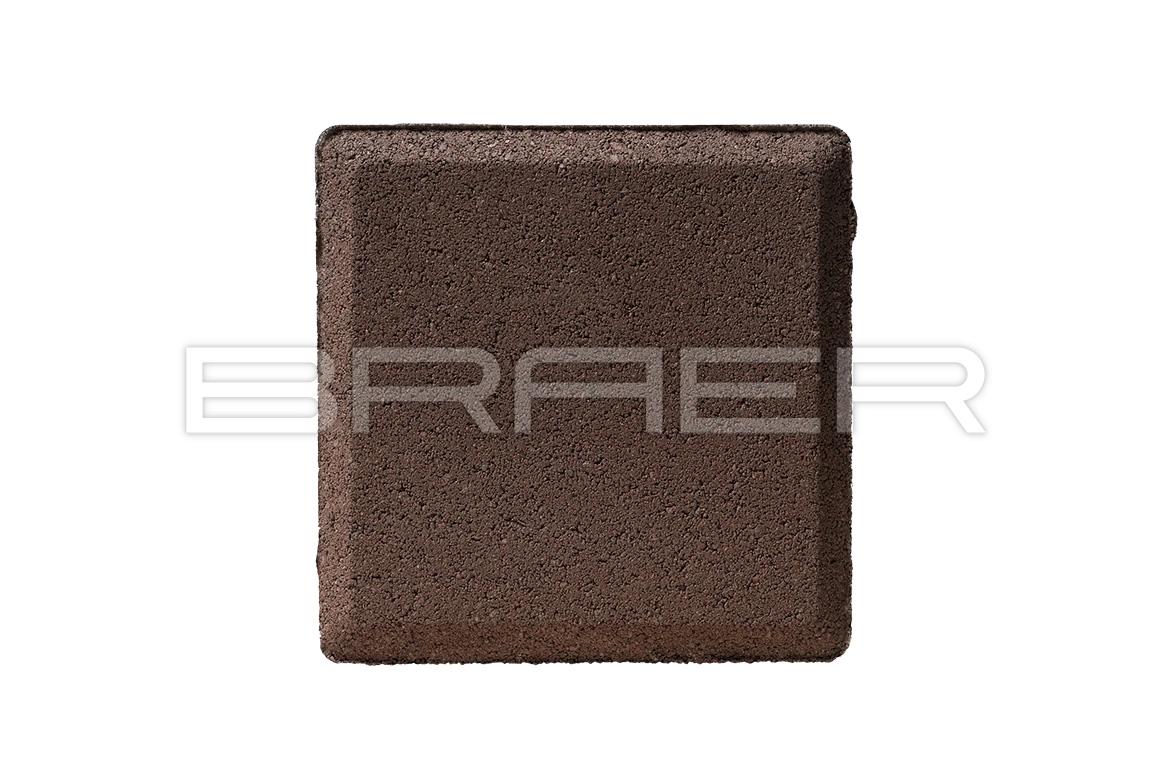 Тротуарная плитка Лувр, Коричневый, 100х100 мм, 60 мм Тротуарная плитка Лувр, Коричневый, 100х100 мм, 60 мм