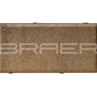 Тротуарная плитка Прямоугольник, Коричневый, 40 мм