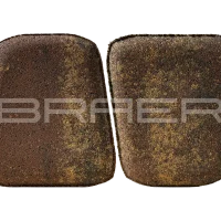 Тротуарная плитка Классико круговая, Коричневый, 60 мм