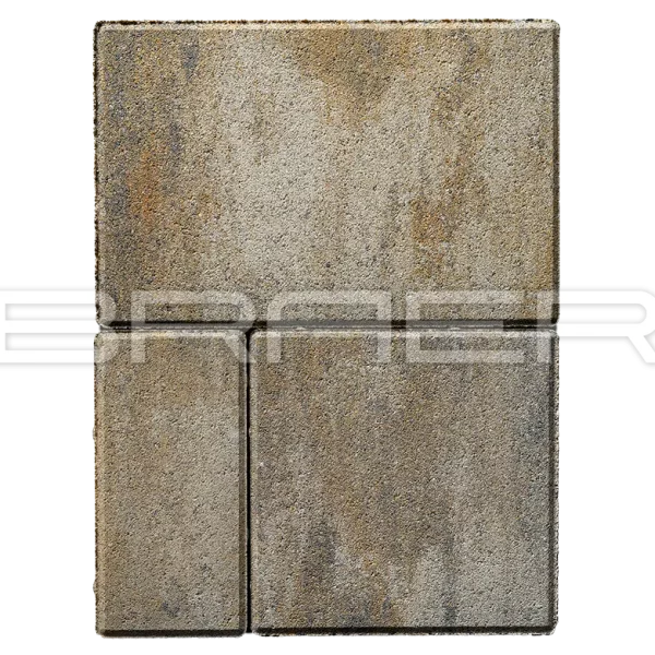 Тротуарная плитка Мозаика, Color Mix Песчаник, 60 мм