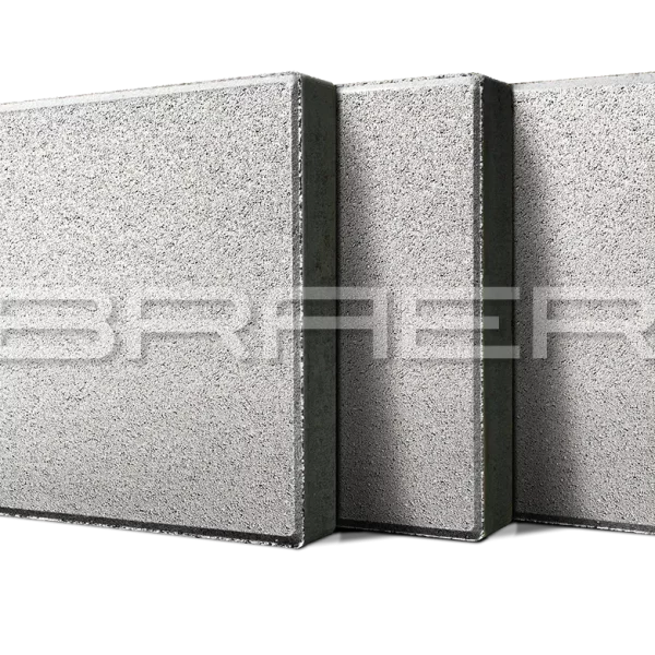 Тротуарная плитка Триада, Белый, 60 мм