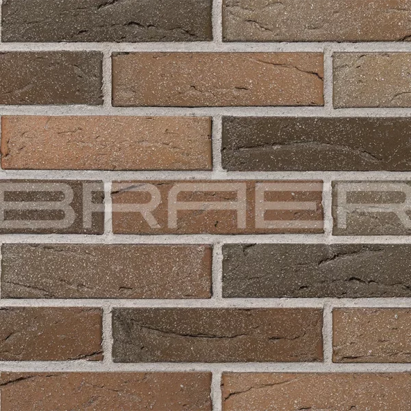 Облицовочный кирпич БРАЕР Баварская кладка, кора дуба с песком, 1 НФ
