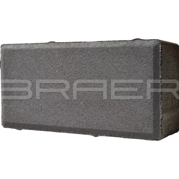 Тротуарная плитка Прямоугольник, Серый, 60 мм