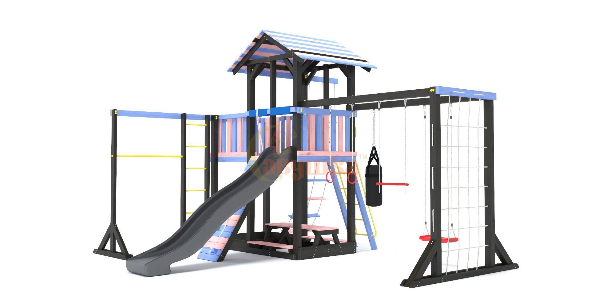 Детская игровая площадка Савушка 15 (Color-4)