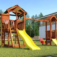 Детская площадка Савушка Мастер 10 (Brown Color)