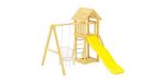 Детская площадка Савушка Мастер 7 с плетеным креслом