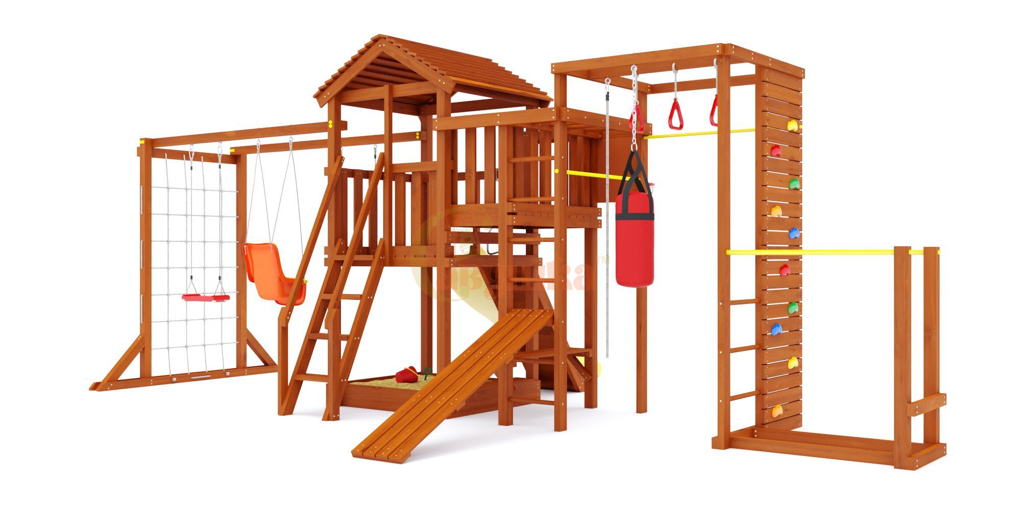 Детская площадка Савушка Мастер 4 Семейная Детская площадка Савушка Мастер 4 Семейная