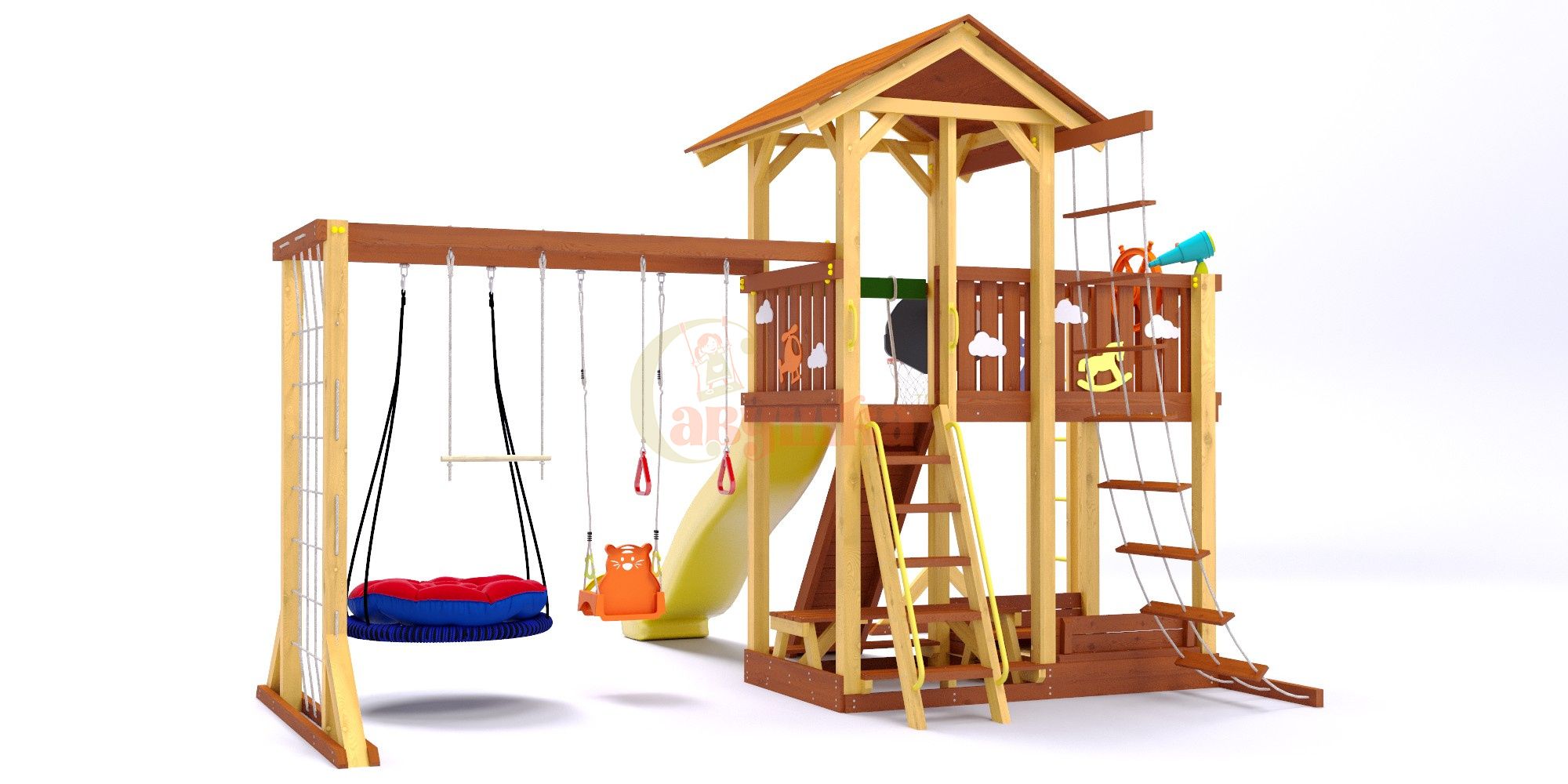 Детская площадка Савушка 15 COMFORT Plus Детская площадка Савушка 15 COMFORT Plus