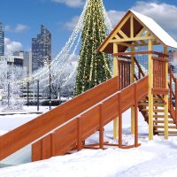 Зимняя горка Савушка Зима 8/1 (BLACK)