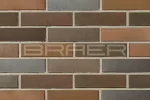 Облицовочный кирпич БРАЕР кладка Глосса, гладкий, 1 НФ