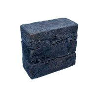 Чёрный/Коричневый шамотный кирпич