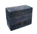 Чёрный/Коричневый шамотный кирпич